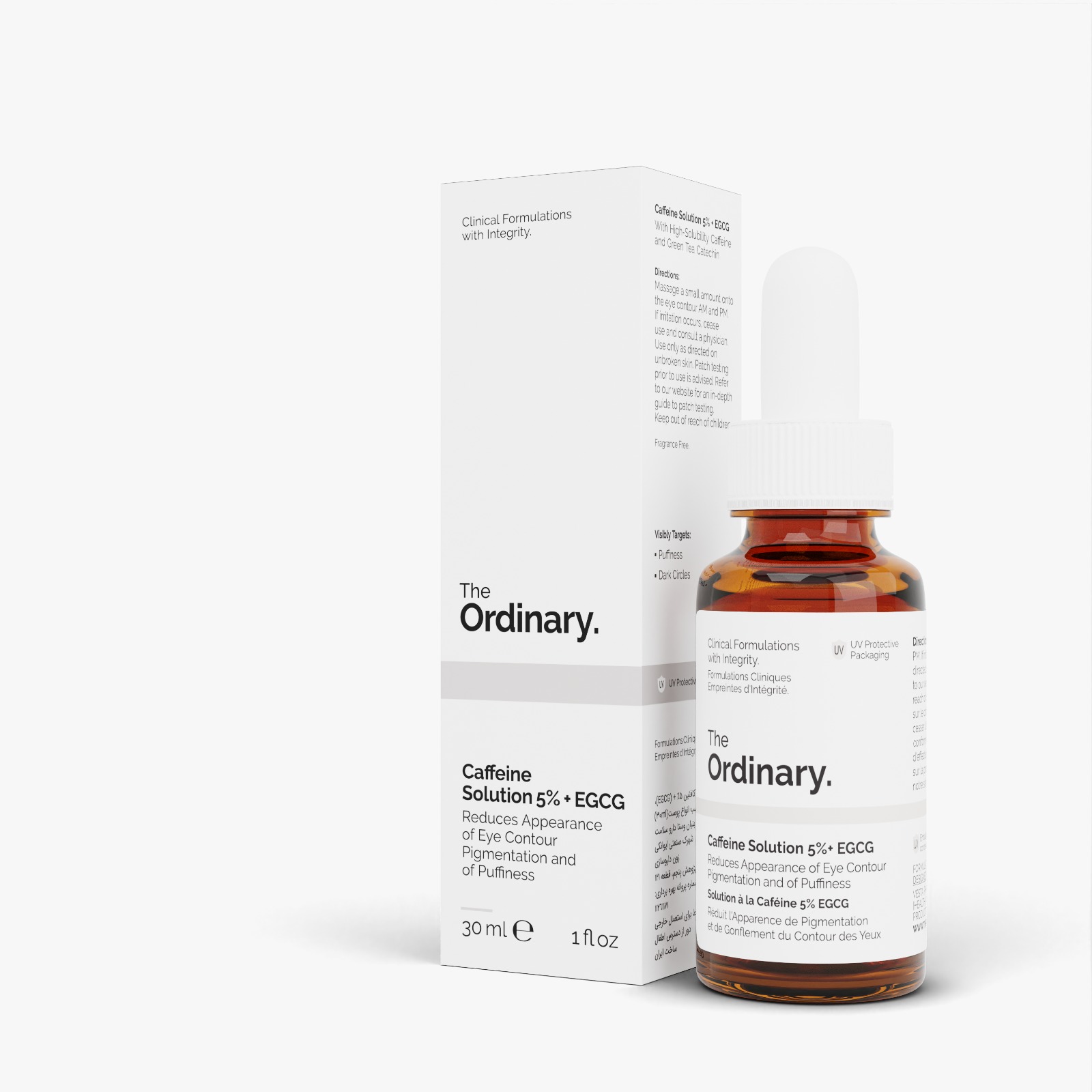 سرم کافئین 5% + EGCG  مناسب انواع وست