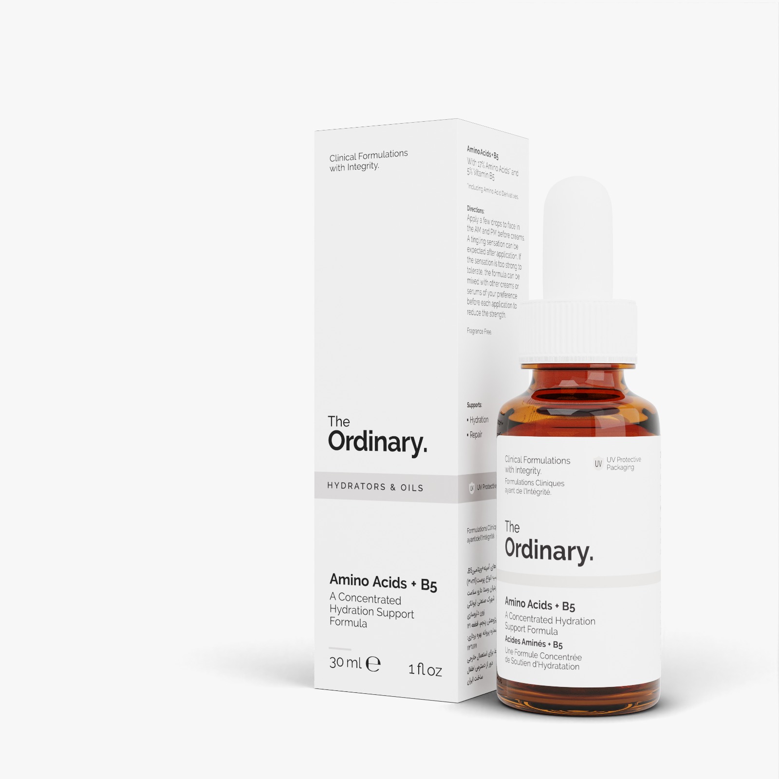 سرم اسيدهاي آمينه +  5B ، حاوی کمپلکس دانش بنیان آنتی اکسیدان تراپی پوست