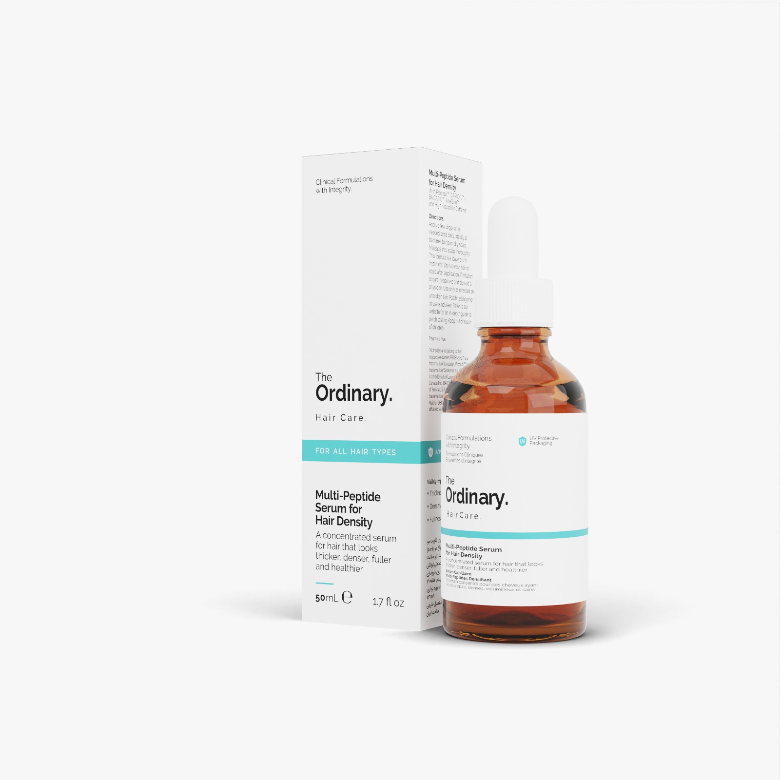 سرم مولتي پپتيد تقویت مو - 50 میل ، حاوی کمپلکس دانش بنیان آنتی اکسیدان تراپی پوست