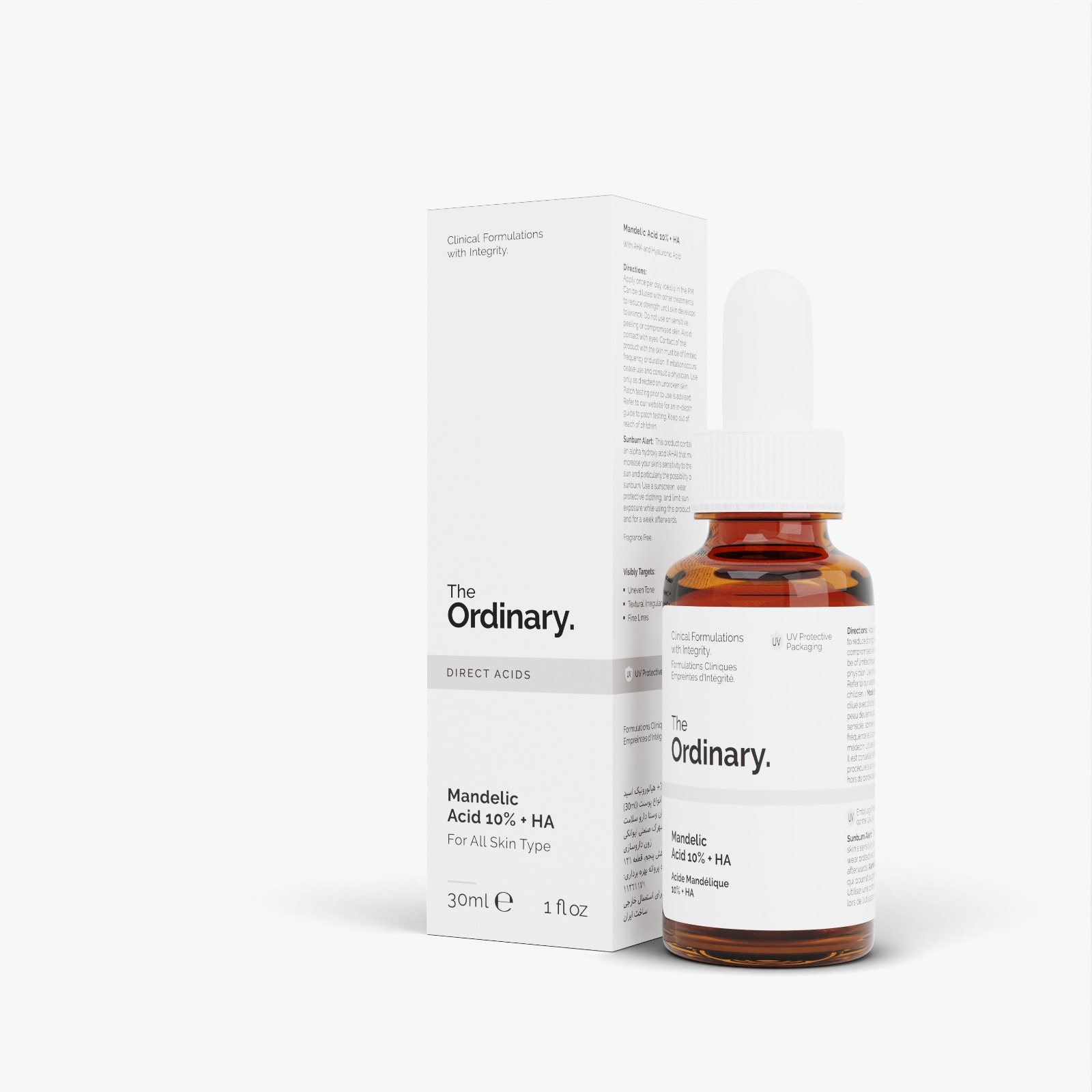 سرم ماندلیک 10 % + هالورنیک اسید